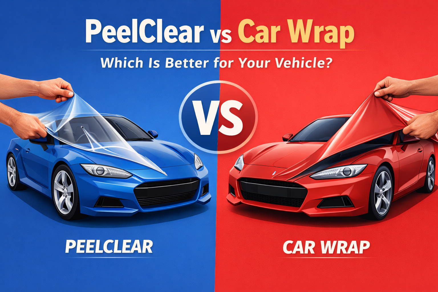 Peel Clear VS Car Wrap