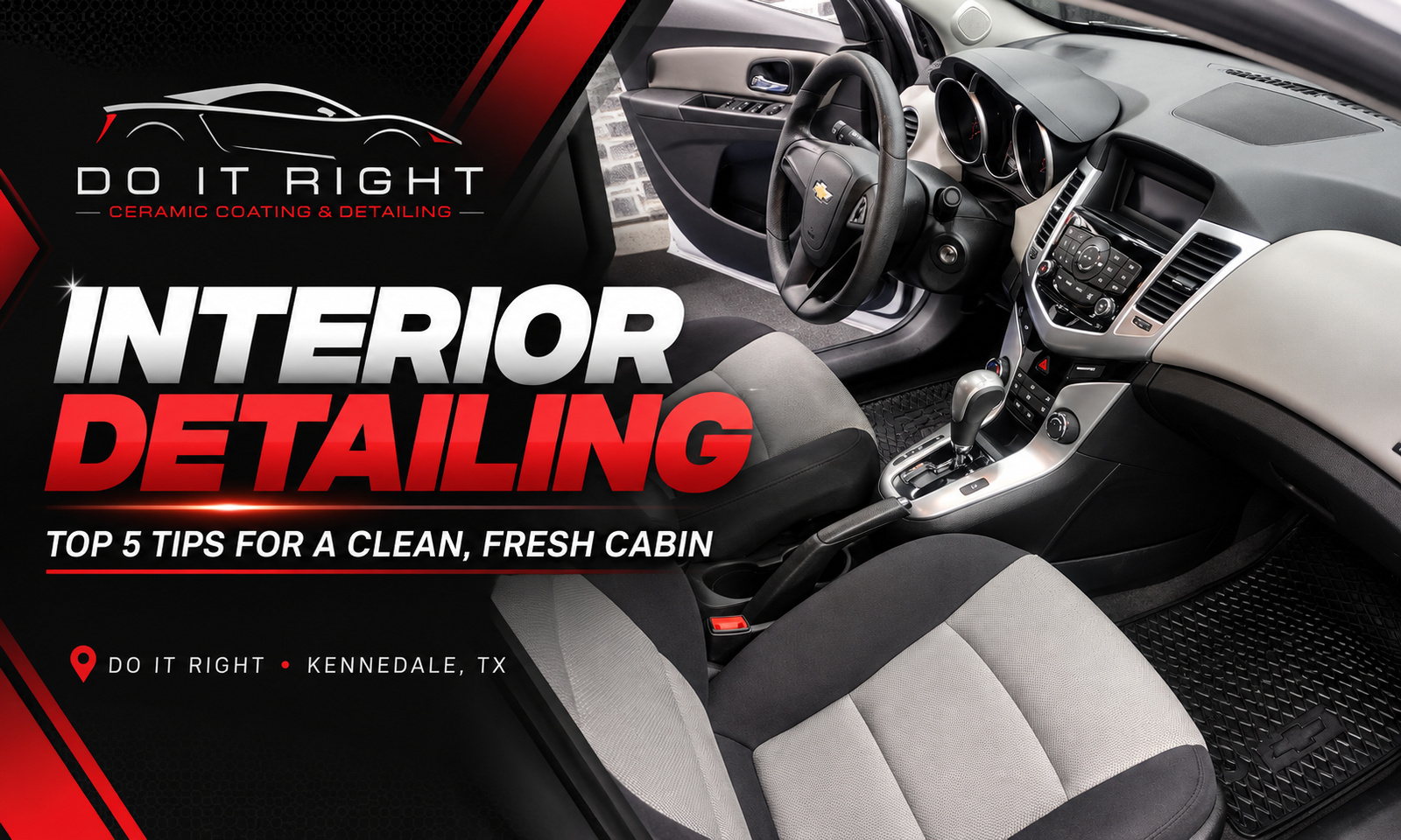 Top 5 Tips to Keep Your Car Interior Clean and Fresh